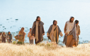 نبی اور رسول یسوع مسیح کے ساتھ منادی کرتے ہوئے